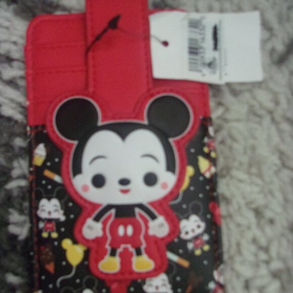 MICKEY MOUSE DISNEY PARKS FOOD ICONS CARD WALLET New - Picture 2 of 6